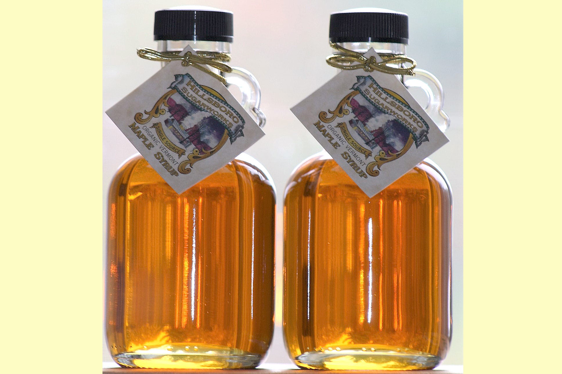 Hillsboro Sugarworks 250 ml. Golden Delicate and Amber Rich