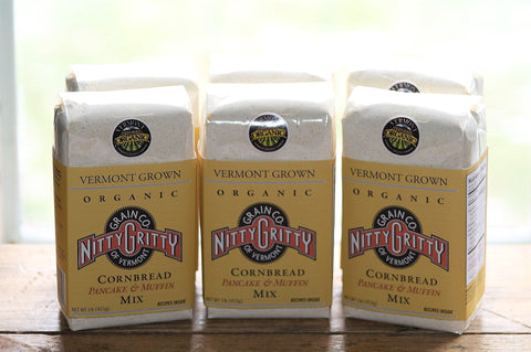 Nitty Gritty Organic Cornbread Pancake & Muffin Mix (Qty-6)